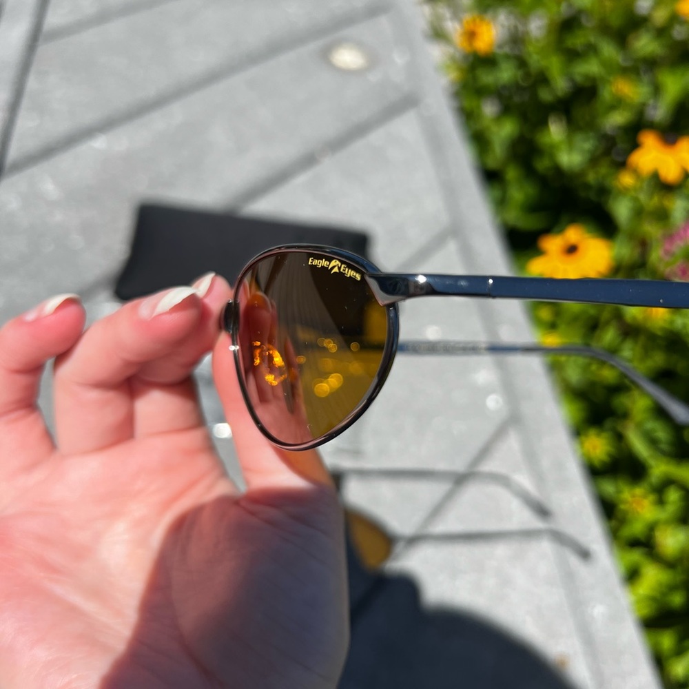 CLEARANCE Men’s Eagle Eyes Tinted Sunglasses with Cleaner and Case! - Picture 4 of 16